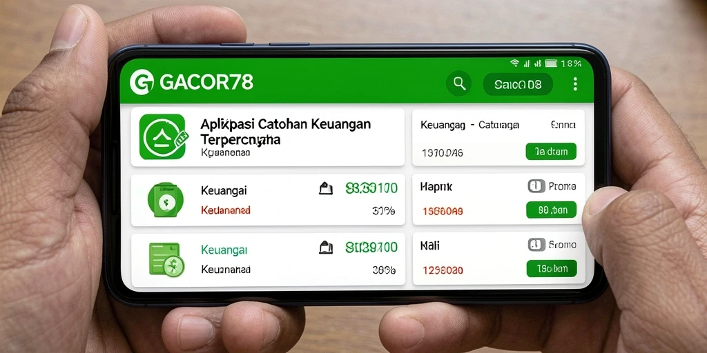 Tampilan antarmuka GACOR78 yang intuitif dan mudah digunakan.