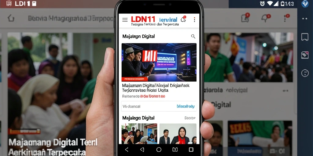 Antarmuka LDN11 yang menarik dan informatif.