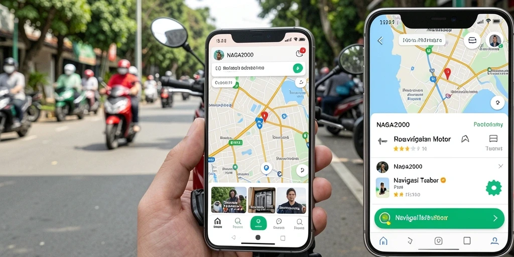 Antarmuka pengguna NAGA2000 yang user-friendly dan responsif.