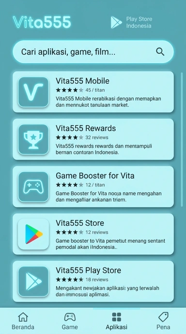 Aplikasi Populer & Kanal Uji — vita555 sebagai Pusat Akses Terbaik